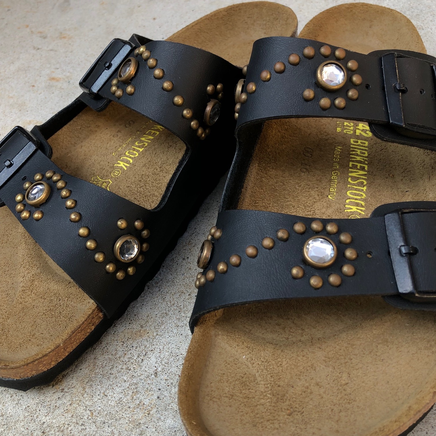 BIRKENSTOCKS ARIZONA TENDERLOIN CUSTOM BLACK
