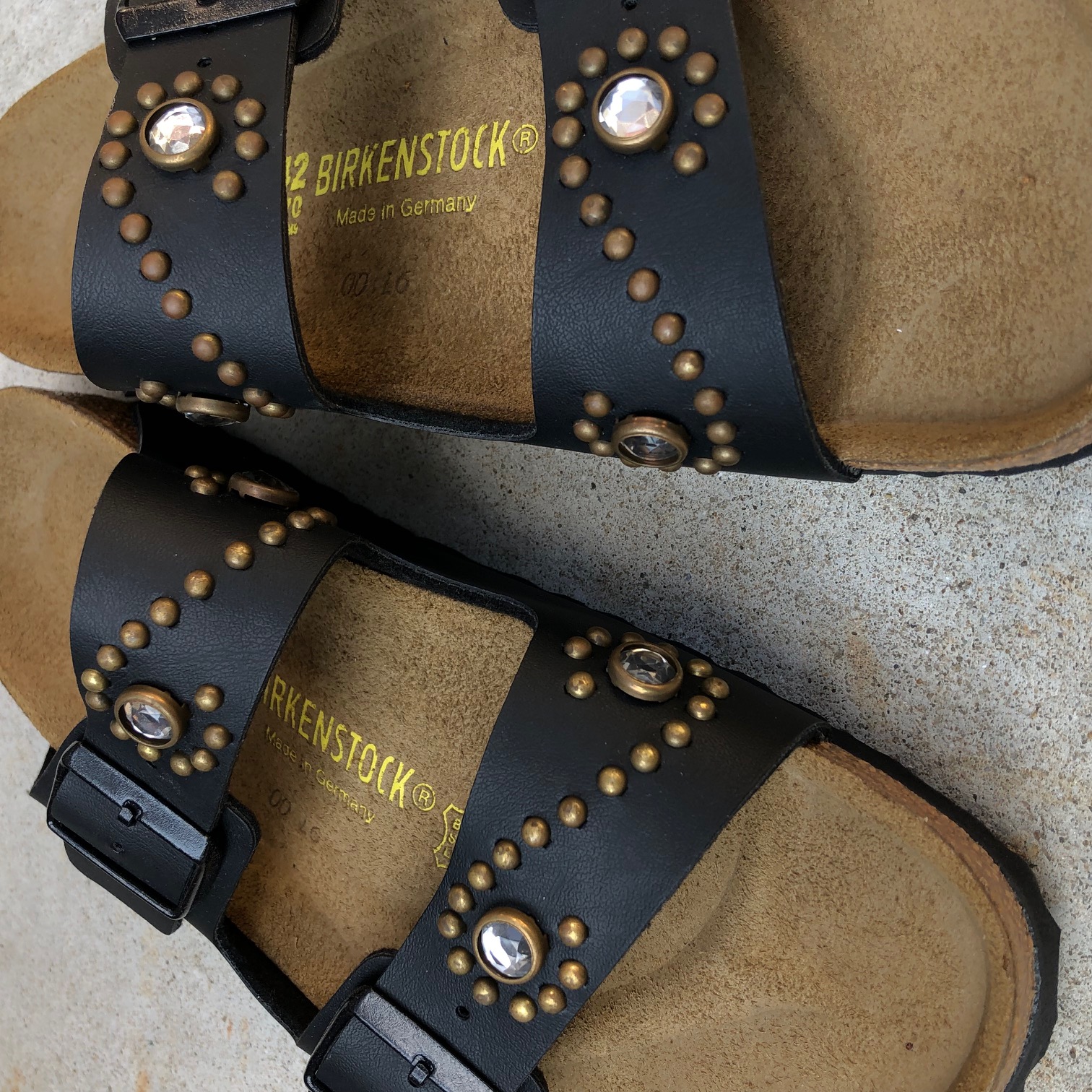 BIRKENSTOCKS ARIZONA TENDERLOIN CUSTOM BLACK