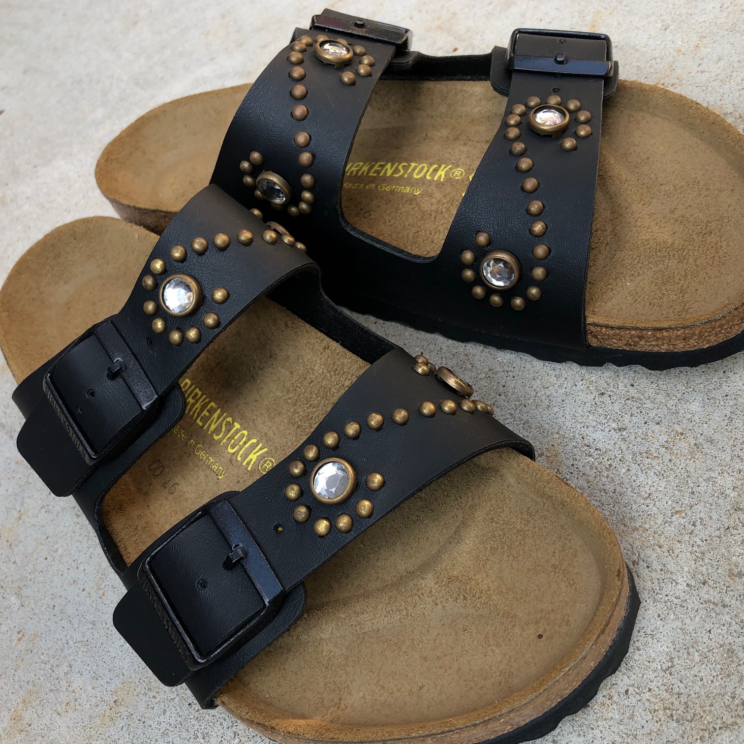 BIRKENSTOCKS ARIZONA TENDERLOIN CUSTOM BLACK