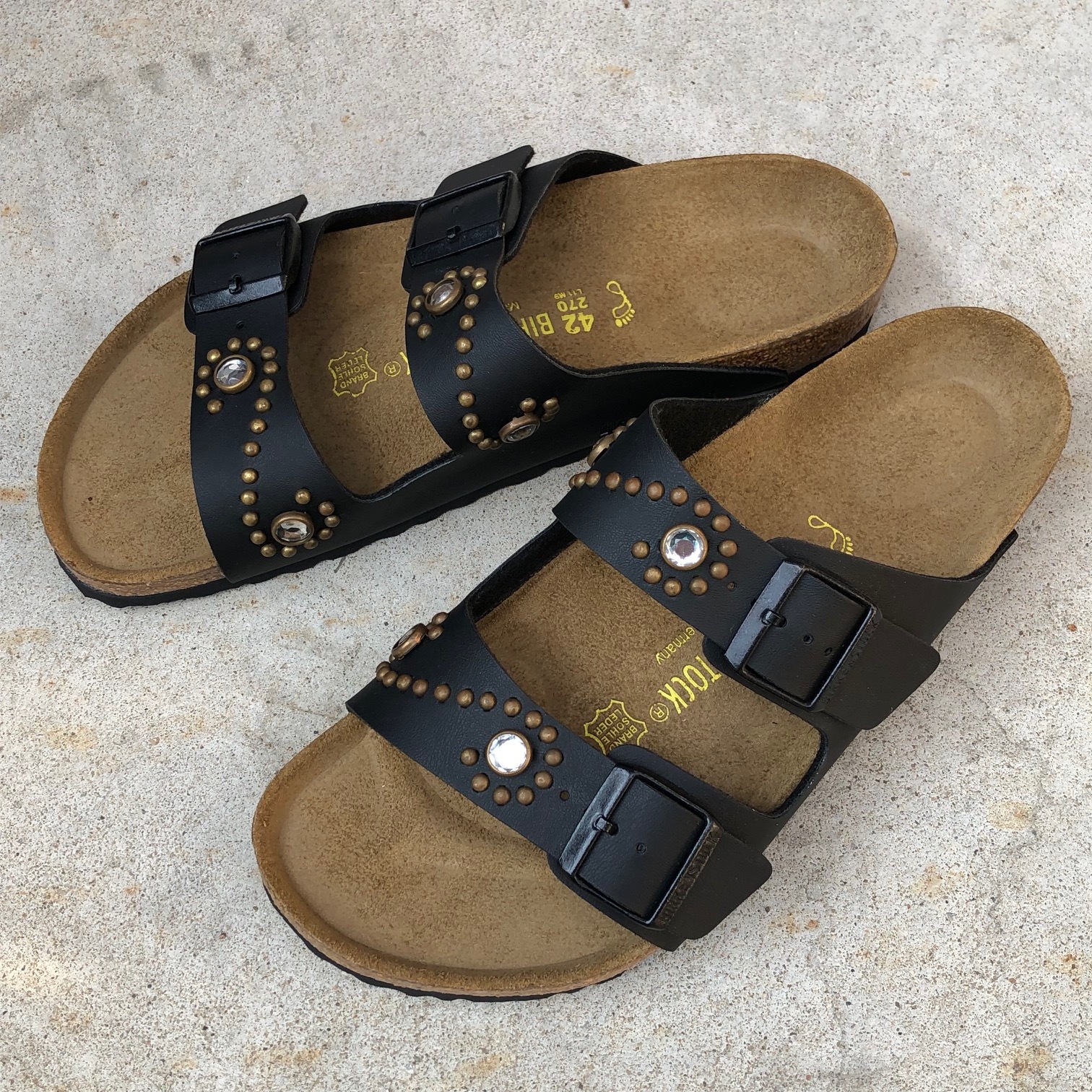 BIRKENSTOCKS ARIZONA TENDERLOIN CUSTOM BLACK