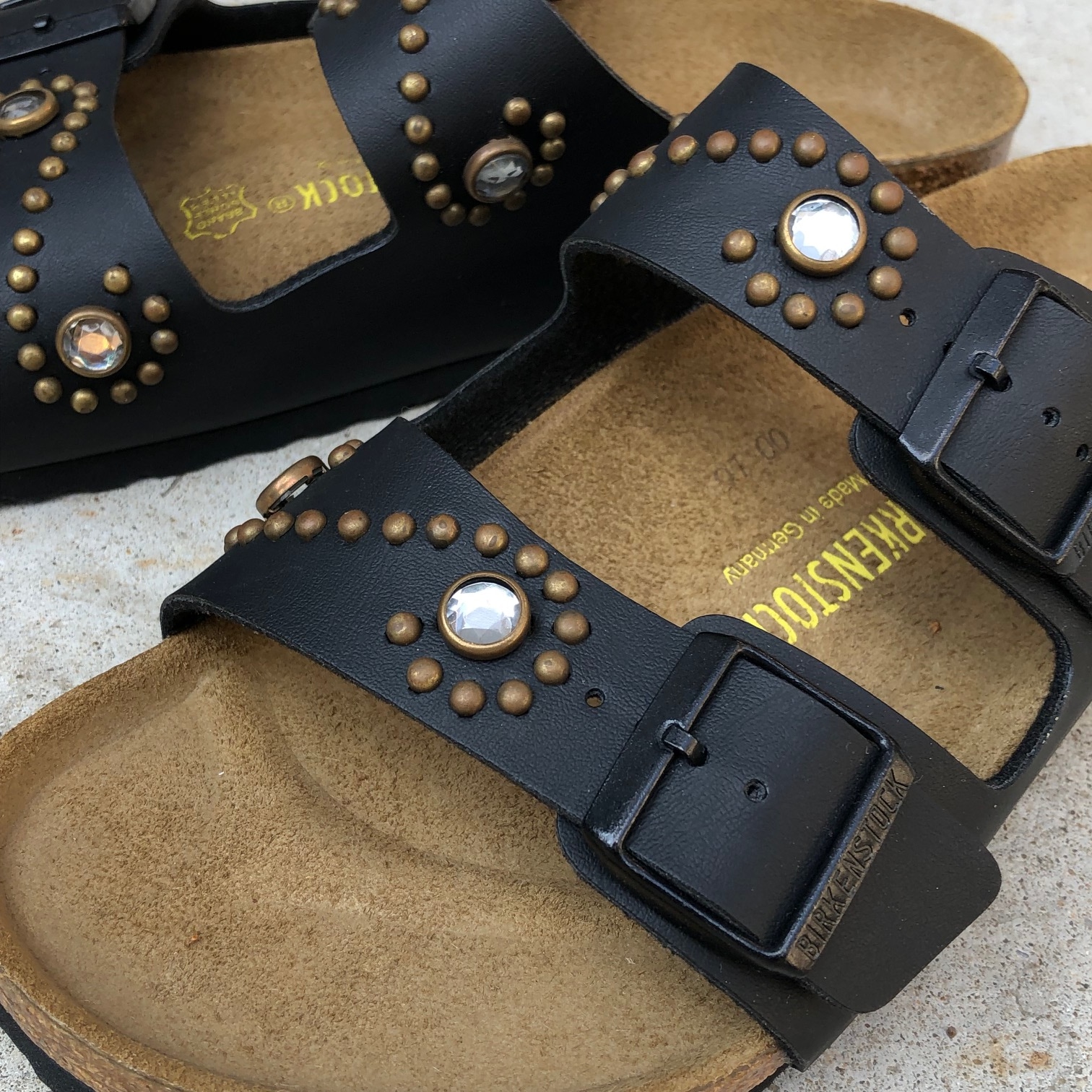 BIRKENSTOCKS ARIZONA TENDERLOIN CUSTOM BLACK