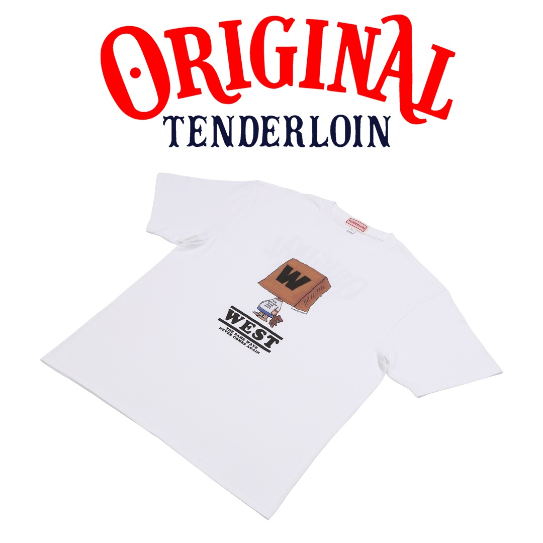 TENDERLOIN WEST COLLABORATION T-SHIRTS 5.6oz PREMIUM COTTON 100