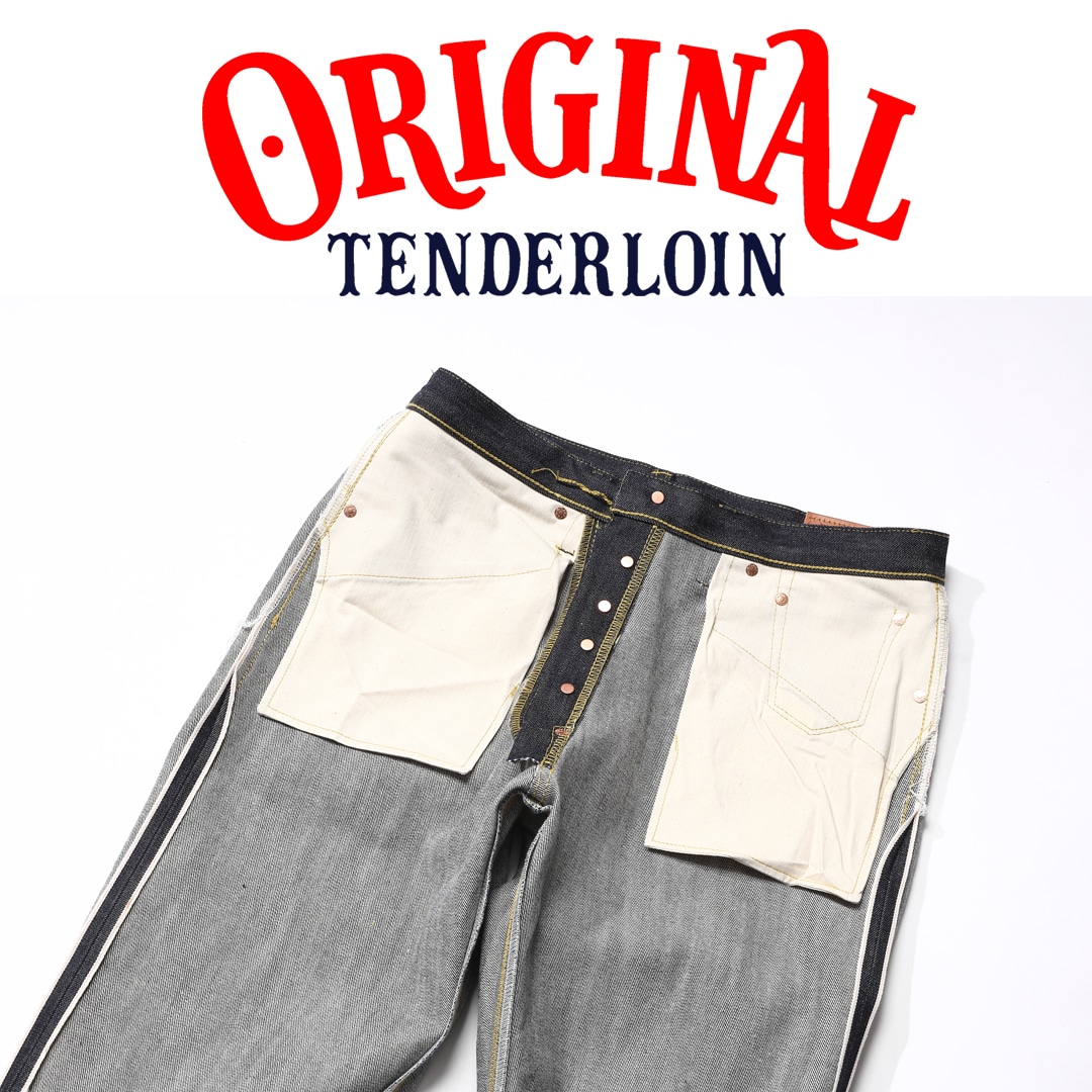 M デニム　tenderloin テンダーロイン TENDERLOIN(テンダーロイン) T-RIDERS E DAMAGE DENIM PANTS T