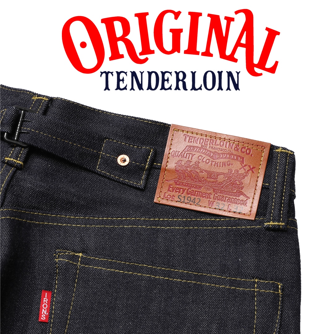 TENDERLOIN Denim Pants S1942 / INDIGO/Rigid | PANTS