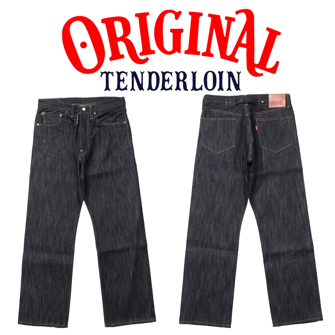 M デニム　tenderloin テンダーロイン TENDERLOIN(テンダーロイン) T-RIDERS E DAMAGE DENIM PANTS T