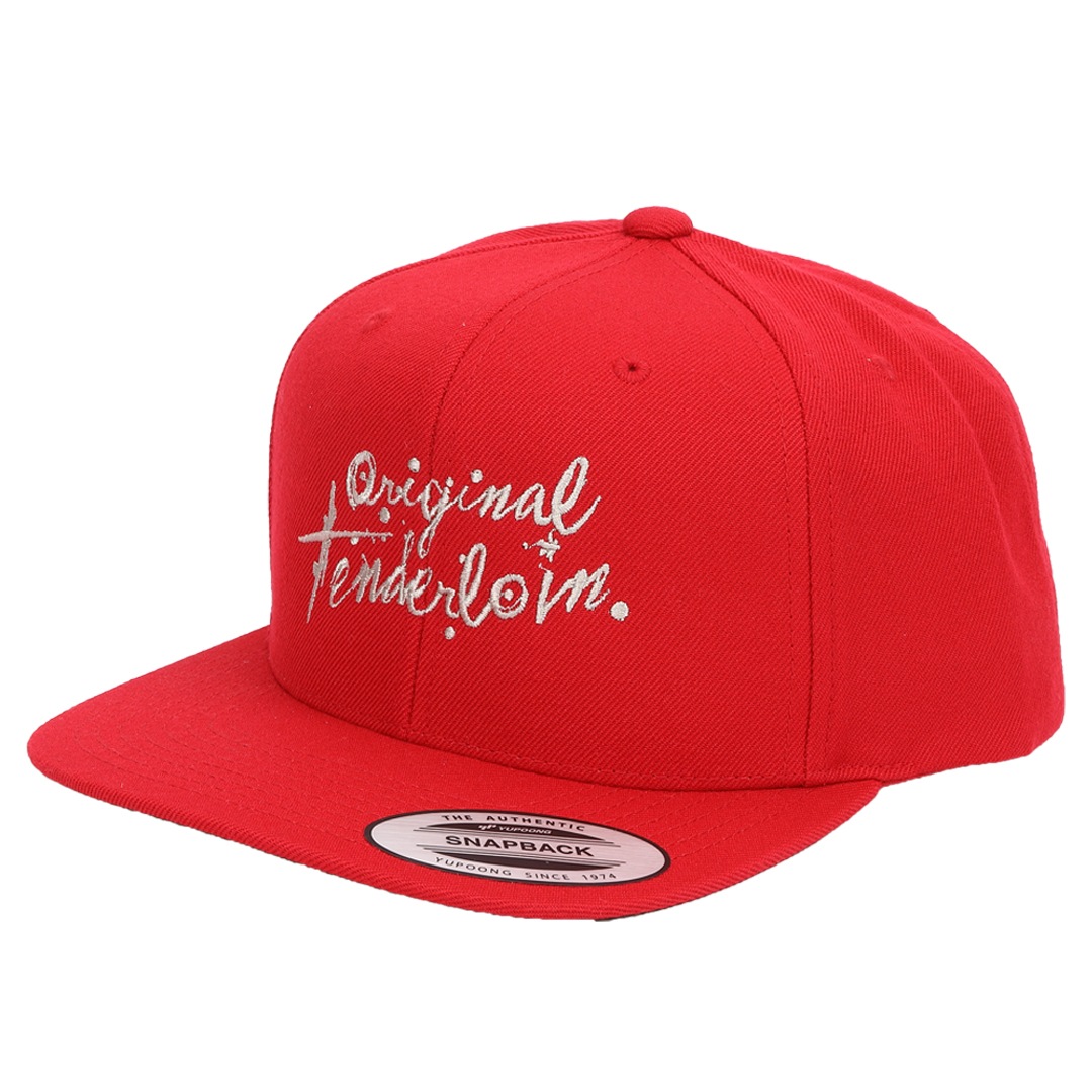 Tenderloin 赤 ベースボールキャップ TENDERLOIN テンダーロイン CAP OT フラット バイザー ベースボール