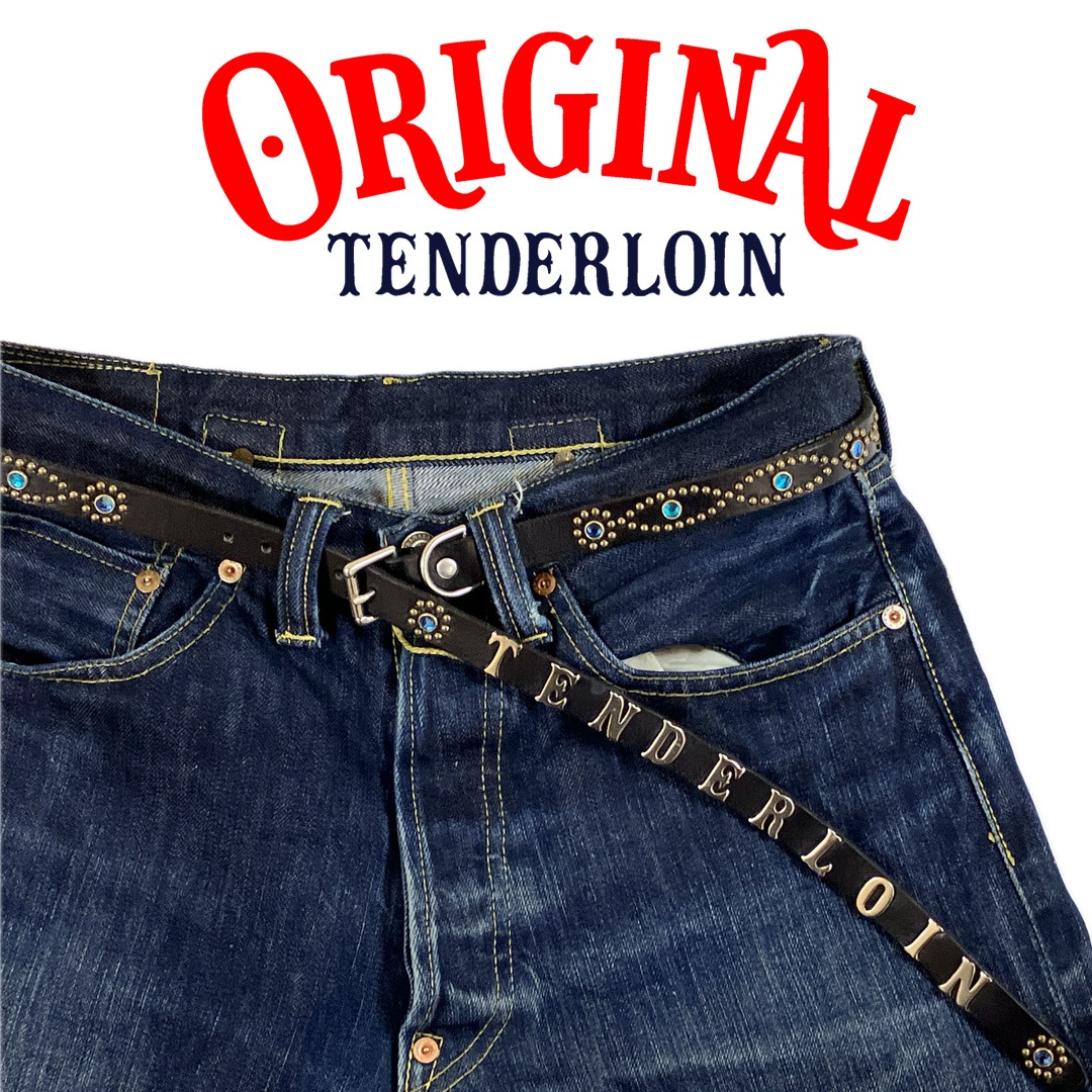 4/6限定売り切り　新品　TENDERLOIN T-STUDS BELT 34 TENDERLOIN（テンダーロイン） T-STUD BELT スタンス レザー ベルト