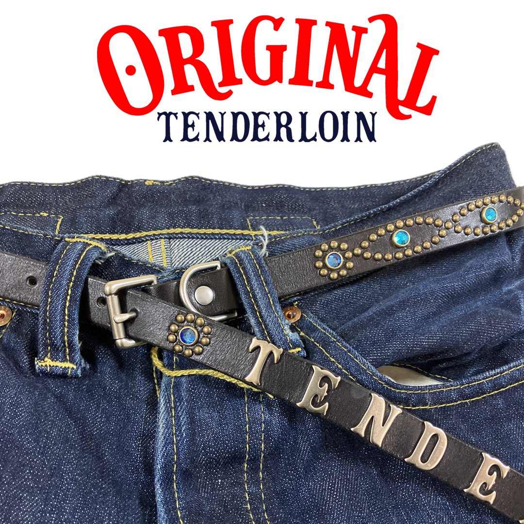 4/6限定売り切り　新品　TENDERLOIN T-STUDS BELT 34 TENDERLOIN（テンダーロイン） T-STUD BELT スタンス レザー ベルト