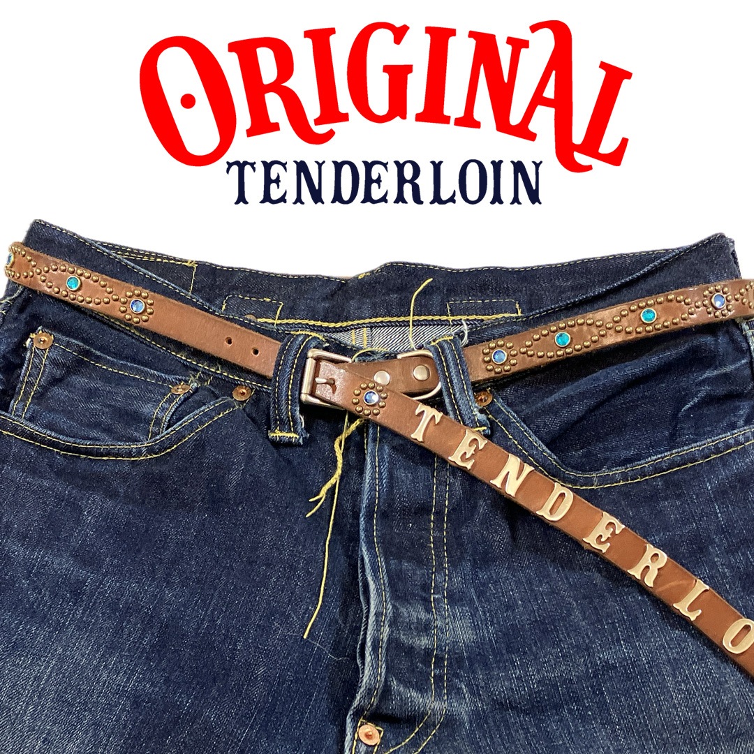 4/6限定売り切り　新品　TENDERLOIN T-STUDS BELT 34 TENDERLOIN（テンダーロイン） T-STUD BELT スタンス レザー ベルト