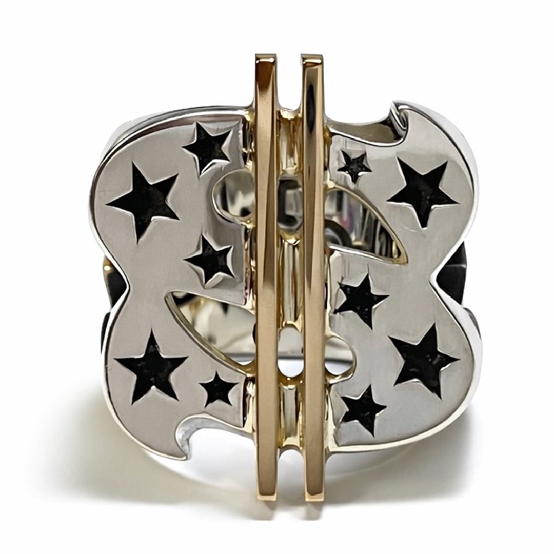 DOLLAR RING 10K SV925