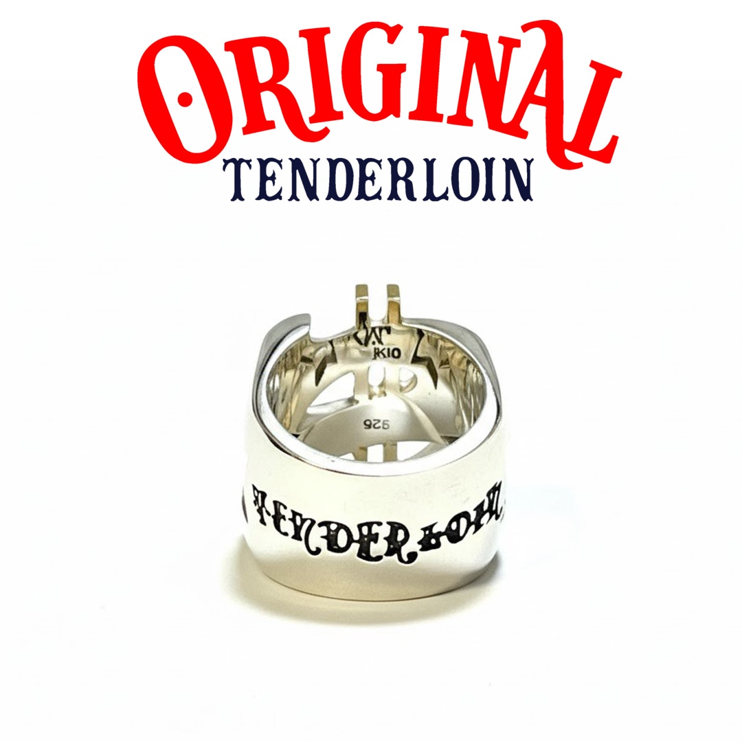 DOLLAR RING 10K SV925