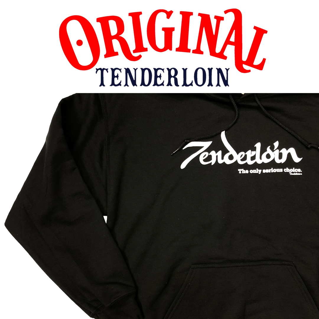 TENDERLOIN LOGO HOODIE 8.0oz PREMIUM COTTON 50% POLYESTER 50