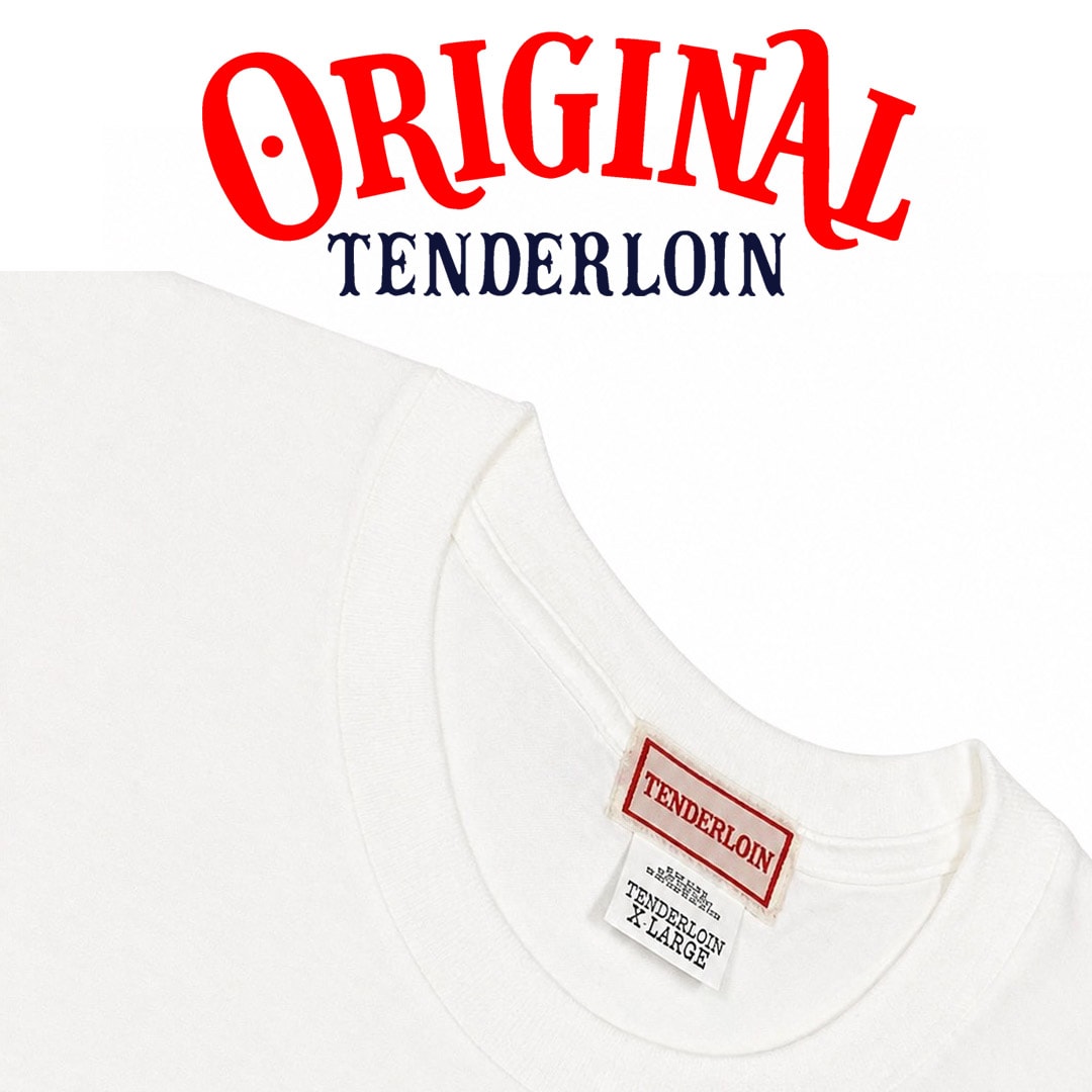 TENDERLOIN LOGO T-SHIRTS 6.0oz PREMIUM COTTON 100% BLACK | T-SHIRT