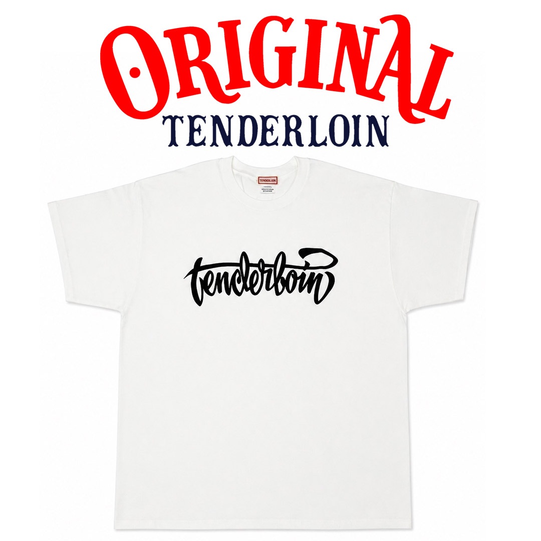 TENDERLOIN LOGO T-SHIRTS 6.0oz PREMIUM COTTON 100% BLACK | T-SHIRT