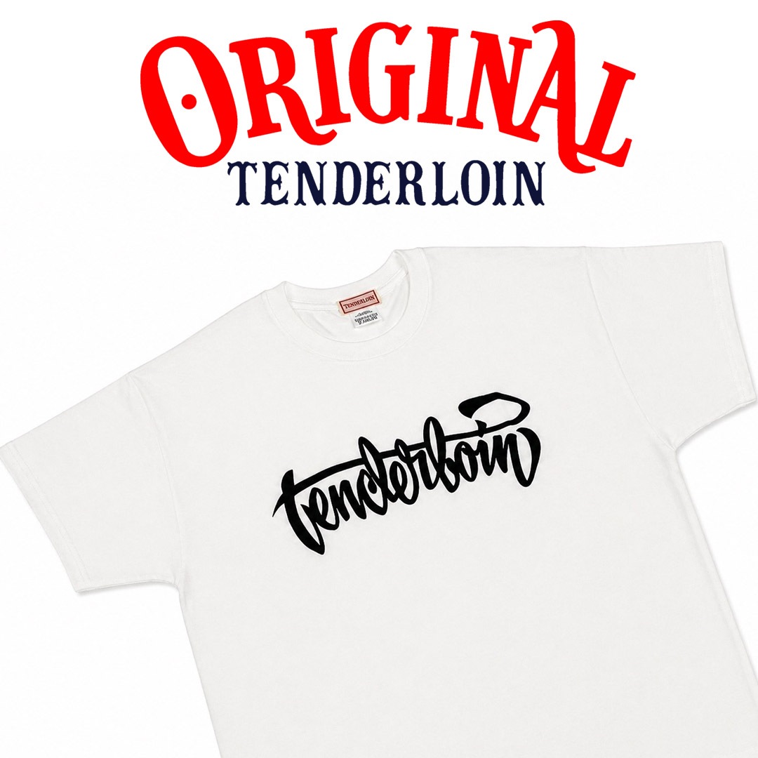 TENDERLOIN LOGO T-SHIRTS 6.0oz PREMIUM COTTON 100% BLACK | T-SHIRT