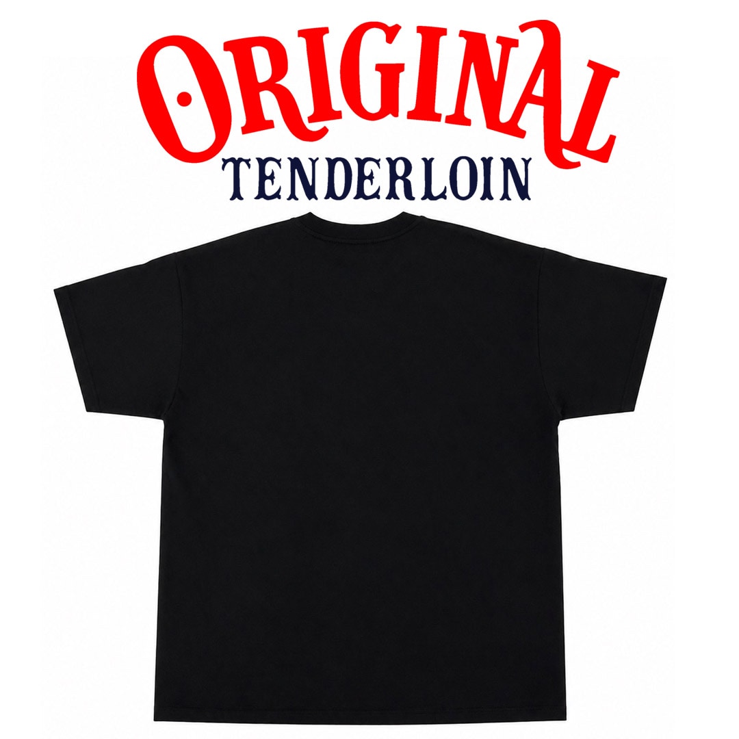 TENDERLOIN LOGO T-SHIRTS 6.0oz PREMIUM COTTON 100% BLACK | T-SHIRT TENDERLOIN LOGO T-SHIRTS 6.0oz PREMIUM COTTON 100% BLACK | T-SHIRT
