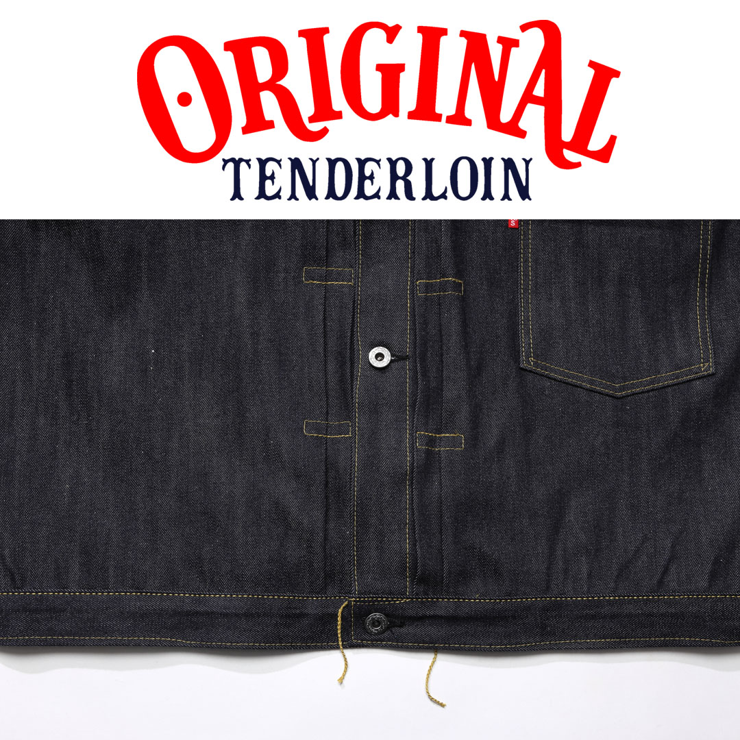 TENDERLOIN Denim JACKET 1944E 1944EE 46 48 50 INDIGO Rigid