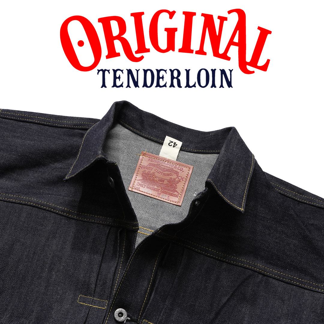TENDERLOIN Denim JACKET 1944 38 40 42 INDIGO Rigid | JACKET