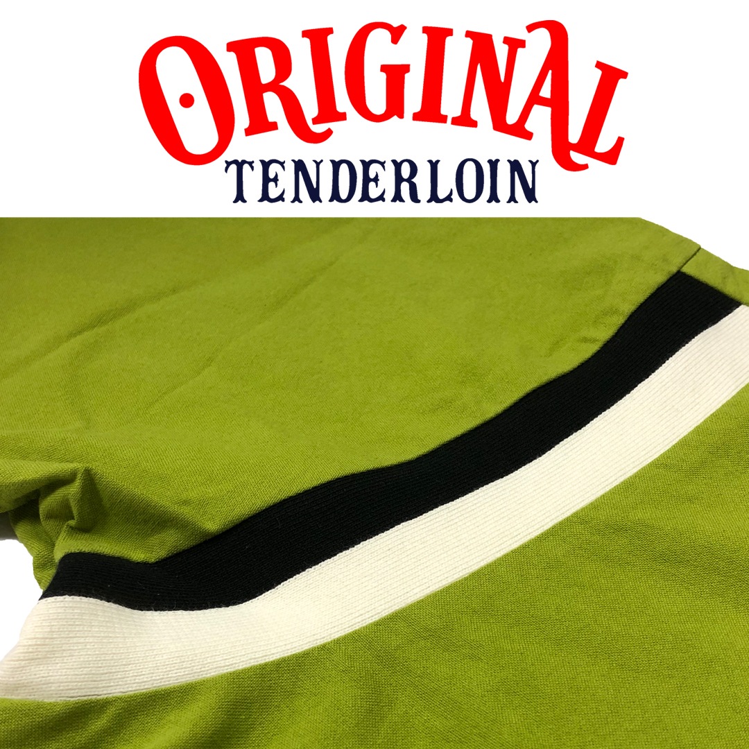 TENDERLOIN BOWLING SHIRTS KAHKI GOLD EMBROIDERY