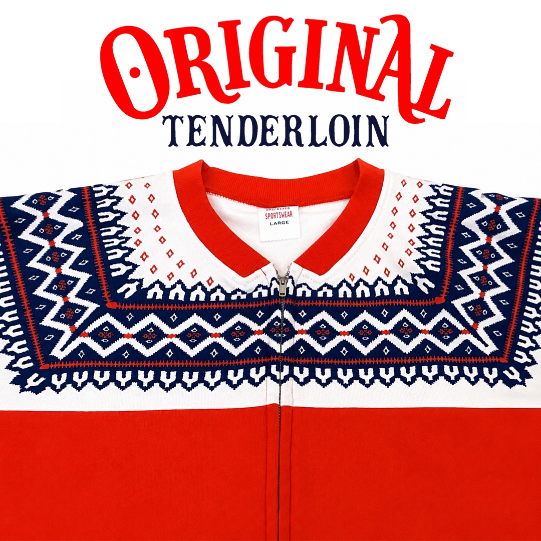 TENDERLOIN NORDIC SWEATSHIRTS TALON ZIP | SWEATSHIRT/SWEATER