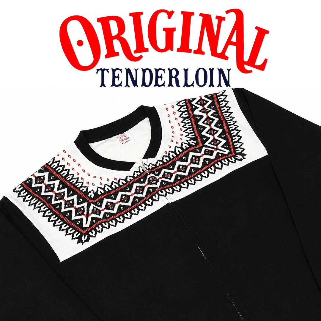 TENDERLOIN NORDIC SWEATSHIRTS TALON ZIP | SWEATSHIRT/SWEATER