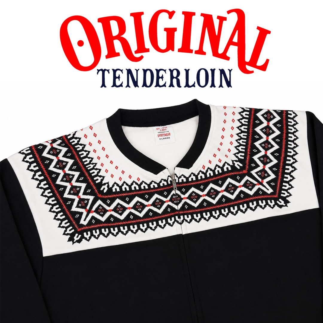 TENDERLOIN NORDIC SWEATSHIRTS TALON ZIP | SWEATSHIRT/SWEATER