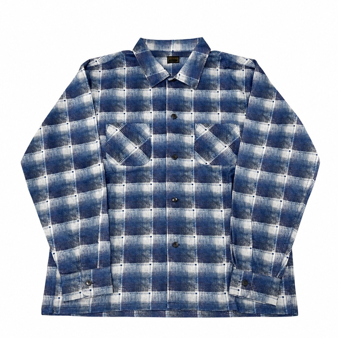 TENDERLOIN PRINT FLANNEL SHIRT COTTON CHECK SHIRT 1 | COLLECTIONS
