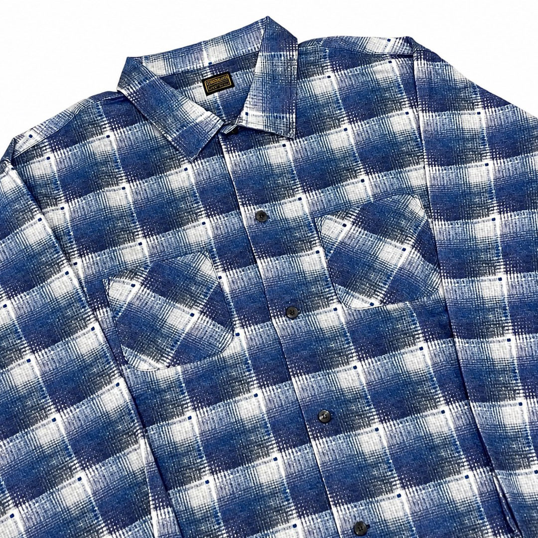 TENDERLOIN PRINT FLANNEL SHIRT COTTON CHECK SHIRT 1 | SHIRT