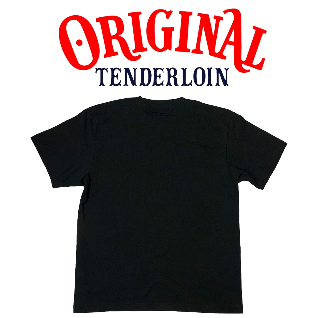 TENDERLOIN ブラック Tシャツ XLサイズ TENDERLOIN LOGO T-SHIRTS 5.6oz PREMIUM COTTON 100% BLACK | T