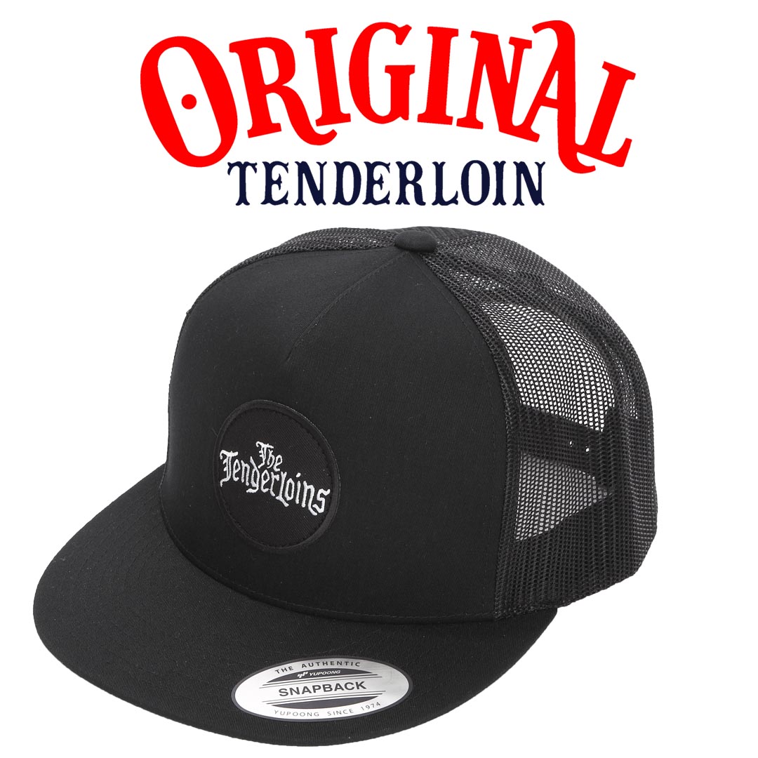 TENDERLOIN FLEXFIT Classic Trucker FLAT VISOR MESH CAP BLACK | CAP
