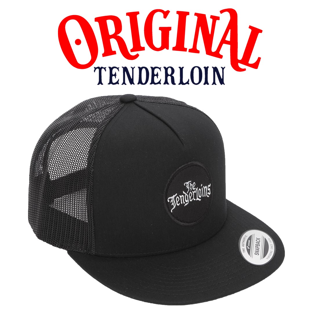 TENDERLOIN FLEXFIT Classic Trucker FLAT VISOR MESH CAP BLACK | CAP