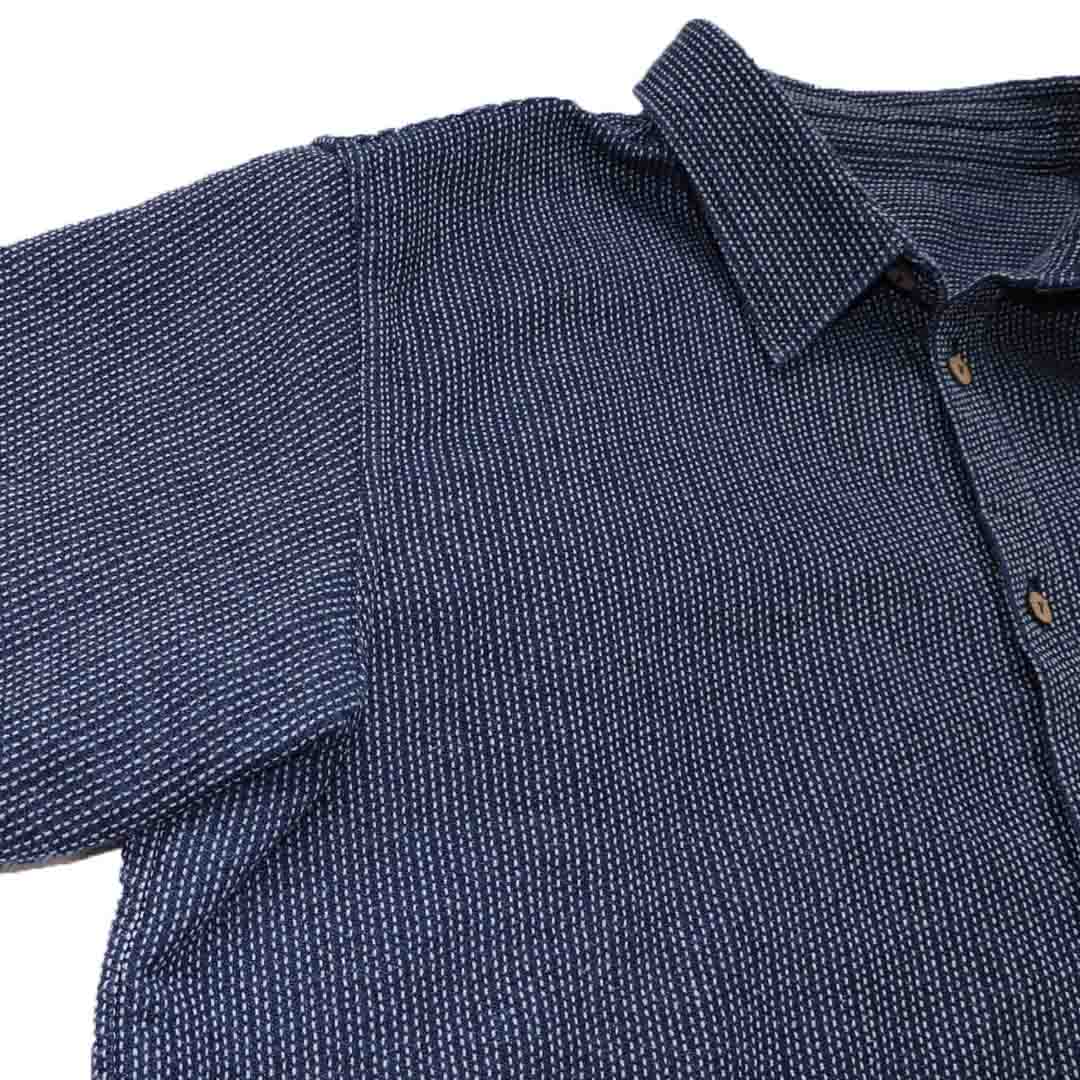 Atlast&co DENIM SHIRT デニムシャツ TENDERLOIN TENDERLOIN 刺子柄 DENIM SHIRT | SHIRT | TENDERLOIN テンダーロイン