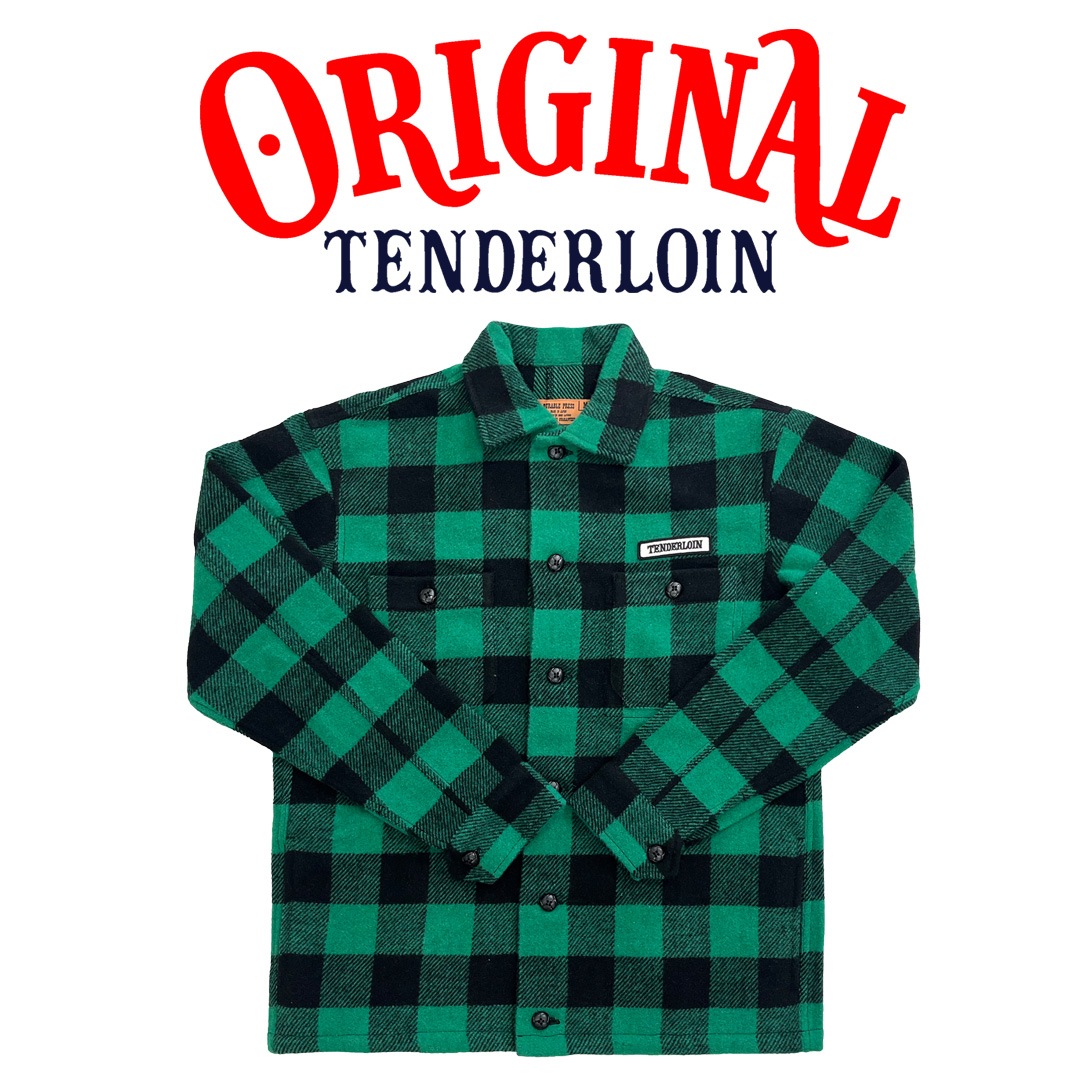 TENDERLOIN BUFFALO JACKET GREEN テンダーロイン TENDERLOIN BUFFALO JACKET GREEN テンダーロイン TENDERLOIN