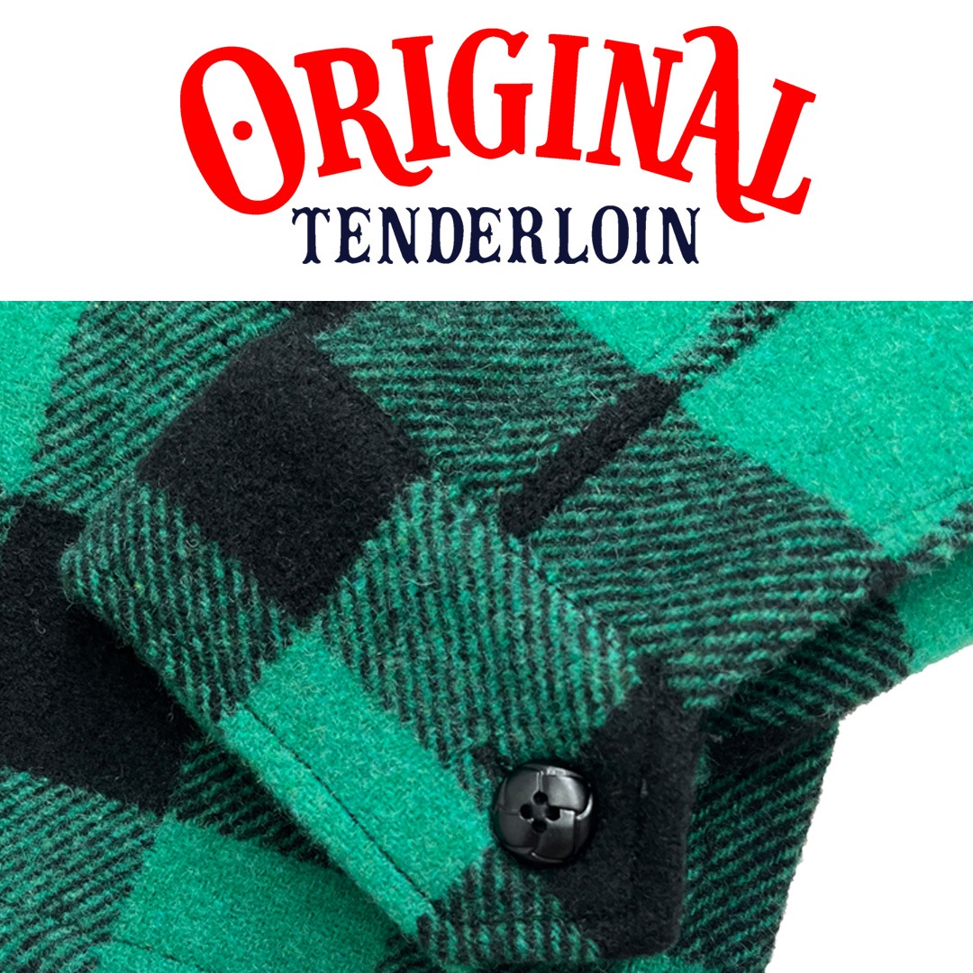 ジャケット・アウター TENDERLOIN T-BUFFALO JACKET GREEN XL LIMITED】TENDERLOIN T-BUFFALO JACKET GREEN | JACKET | TENDERLOIN