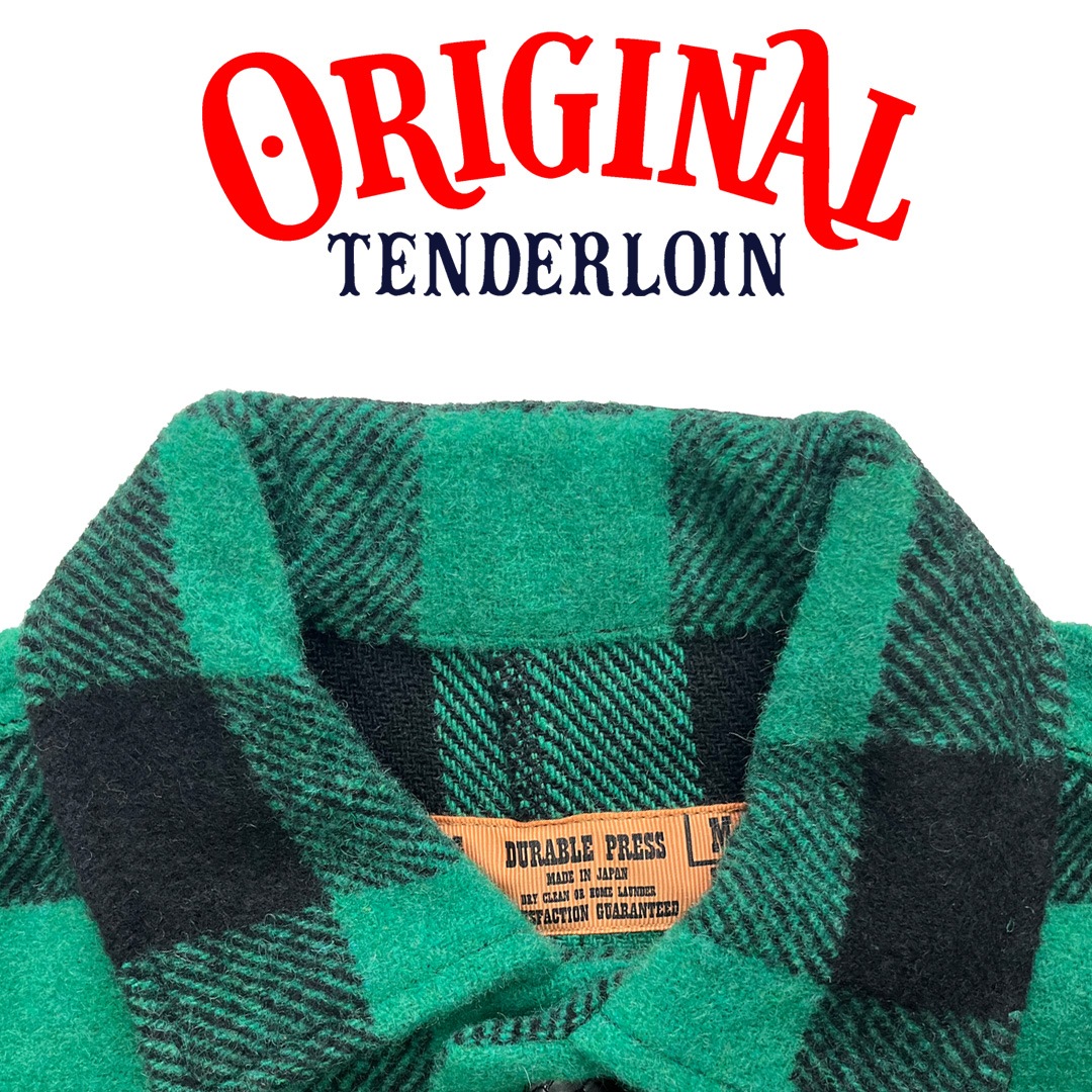 TENDERLOIN T-BUFFALO JACKET GREEN Mサイズ TENDERLOIN T-BUFFALO JACKET GREEN M
