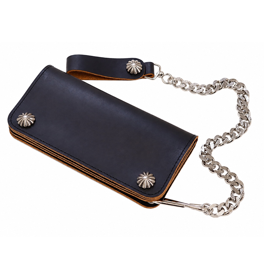 TENDERLOIN Apollo Button TRUCKER WALLET LONG BLACK | OTHER