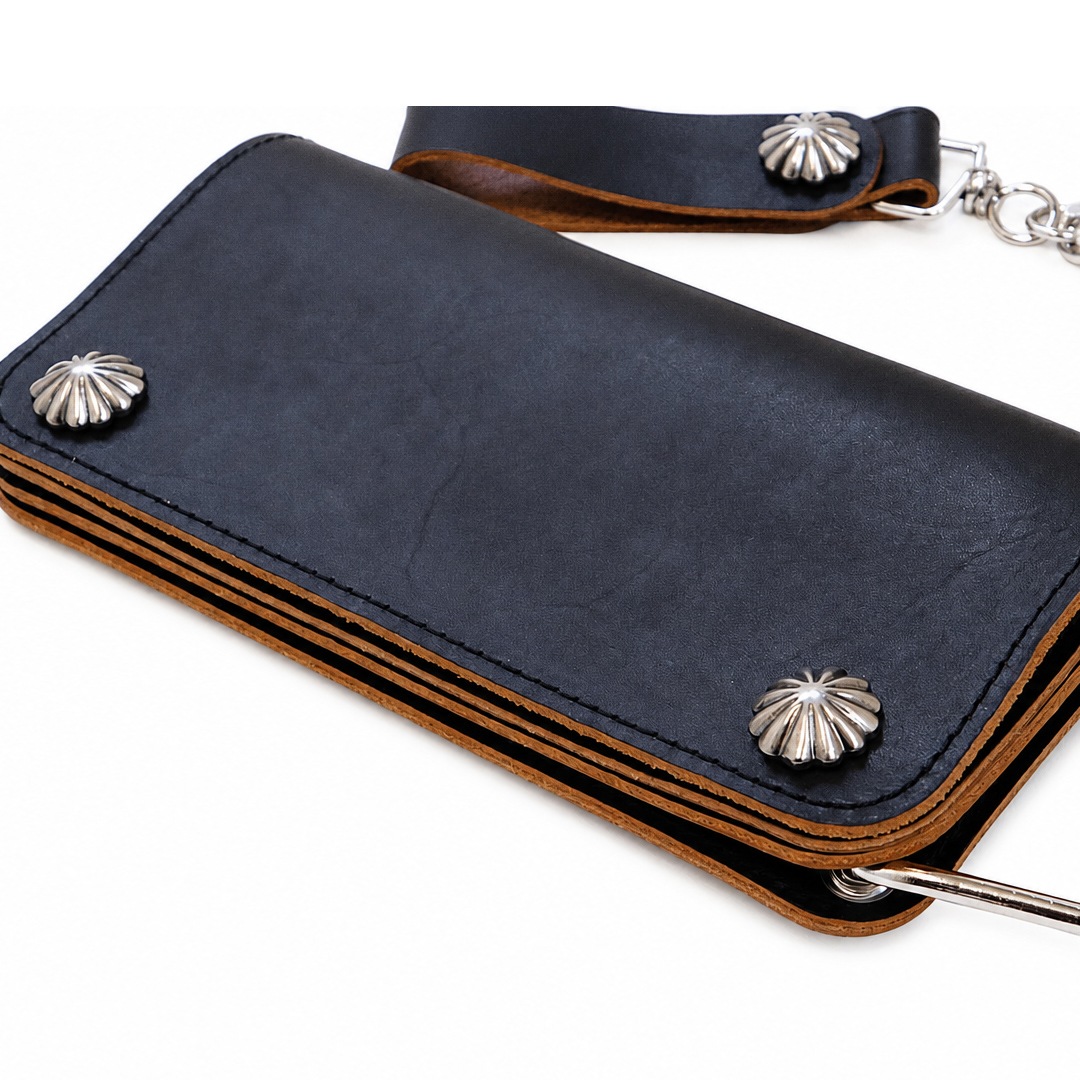 TENDERLOIN Apollo Button TRUCKER WALLET LONG BLACK | OTHER