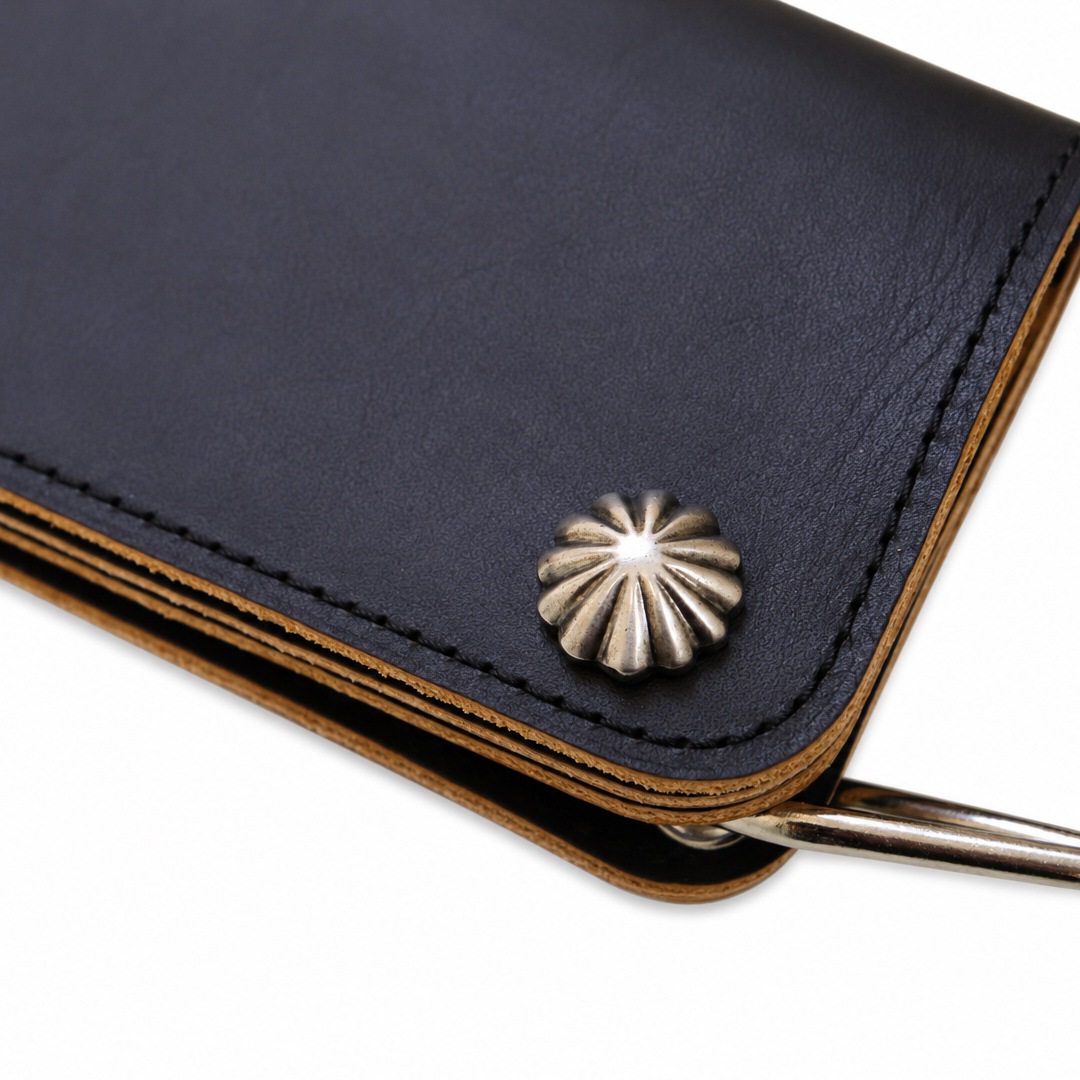 TENDERLOIN Apollo Button TRUCKER WALLET LONG BLACK | OTHER