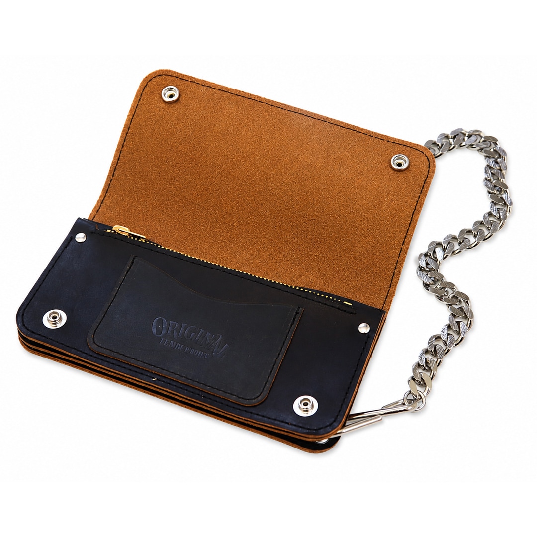 TENDERLOIN Apollo Button TRUCKER WALLET LONG BLACK | OTHER