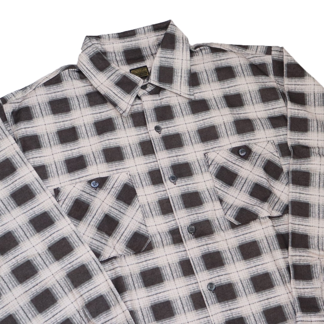 TENDERLOIN PRINT FLANNEL SHIRT COTTON CHECK SHIRT 3 | SHIRT