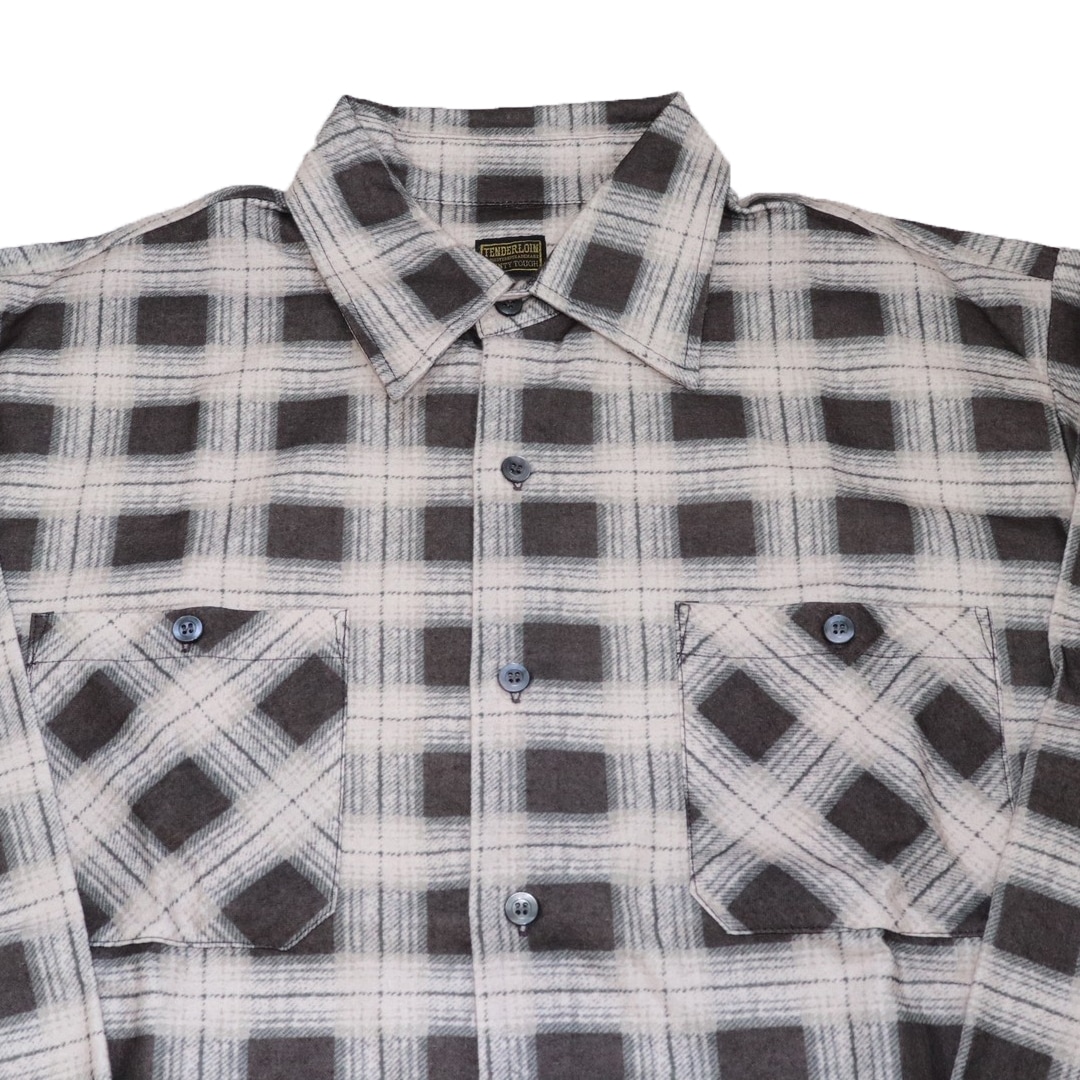 TENDERLOIN PRINT FLANNEL SHIRT COTTON CHECK SHIRT 3 | SHIRT
