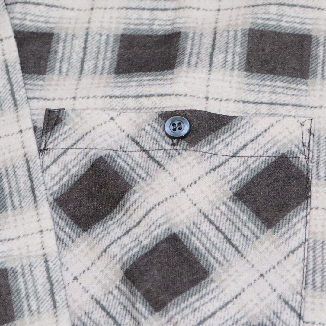 TENDERLOIN PRINT FLANNEL SHIRT COTTON CHECK SHIRT 3 | SHIRT