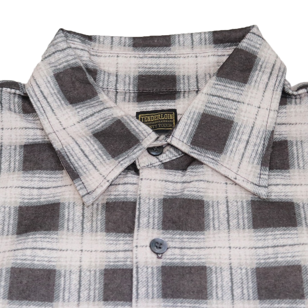 TENDERLOIN PRINT FLANNEL SHIRT COTTON CHECK SHIRT 3 | SHIRT