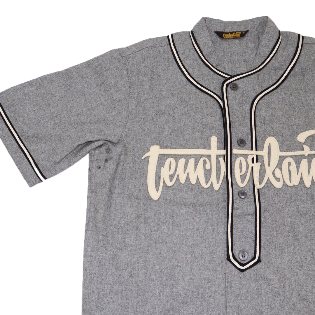 TENDERLOIN BASEBALL WOOL SHIRT WHITE