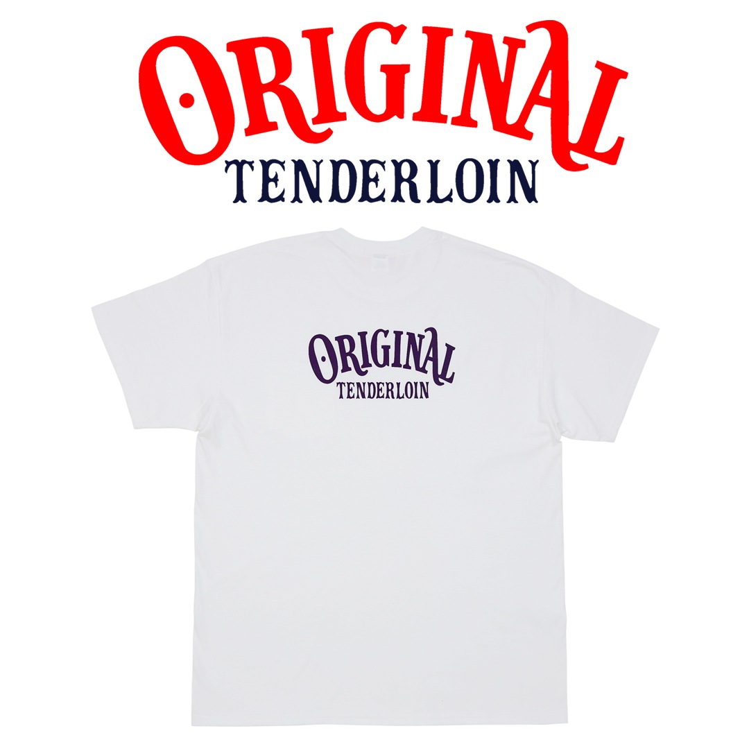 TENDERLOIN(テンダーロイン）　Tシャツ TENDERLOIN LOGO POCKET T-SHIRTS 6.0oz PREMIUM COTTON 100% WHITE