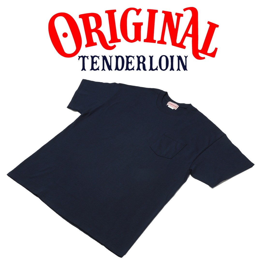 TENDERLOIN LOGO POCKET T-SHIRTS 6.0oz PREMIUM COTTON 100