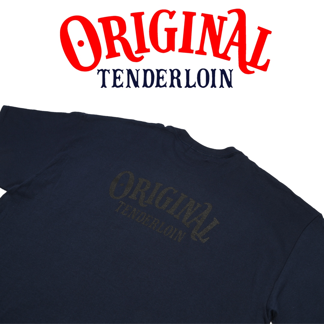 TENDERLOIN LOGO POCKET T-SHIRTS 6.0oz PREMIUM COTTON 100