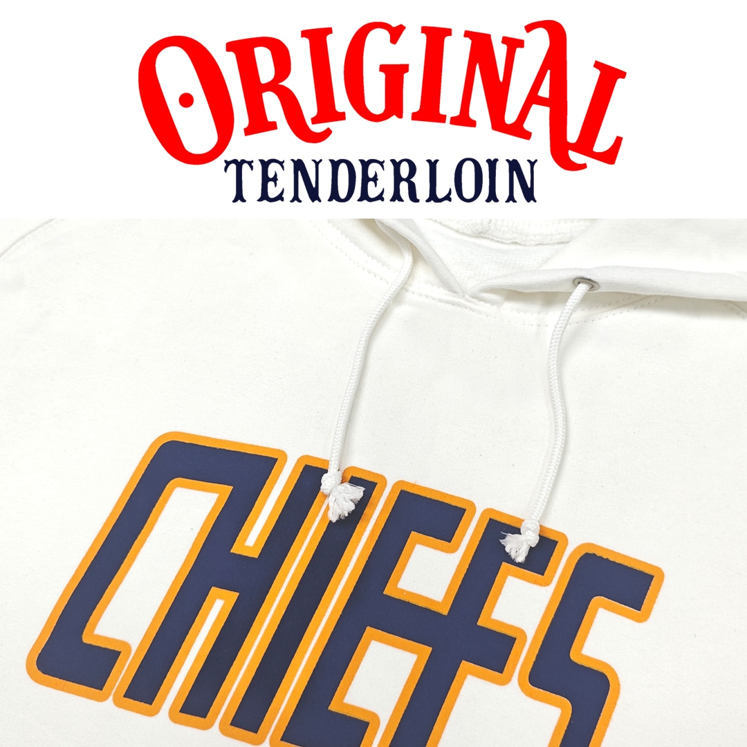 TENDERLOIN CHIEFS フーディ 16号 TENDERLOIN CHIEFS HOODIE WHITE | HOODIES | TENDERLOIN テンダーロイン