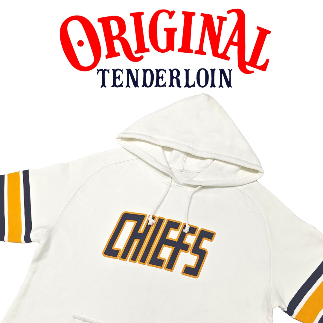 TENDERLOIN CHIEFS HOODIE WHITE | HOODIES | TENDERLOIN テンダーロイン