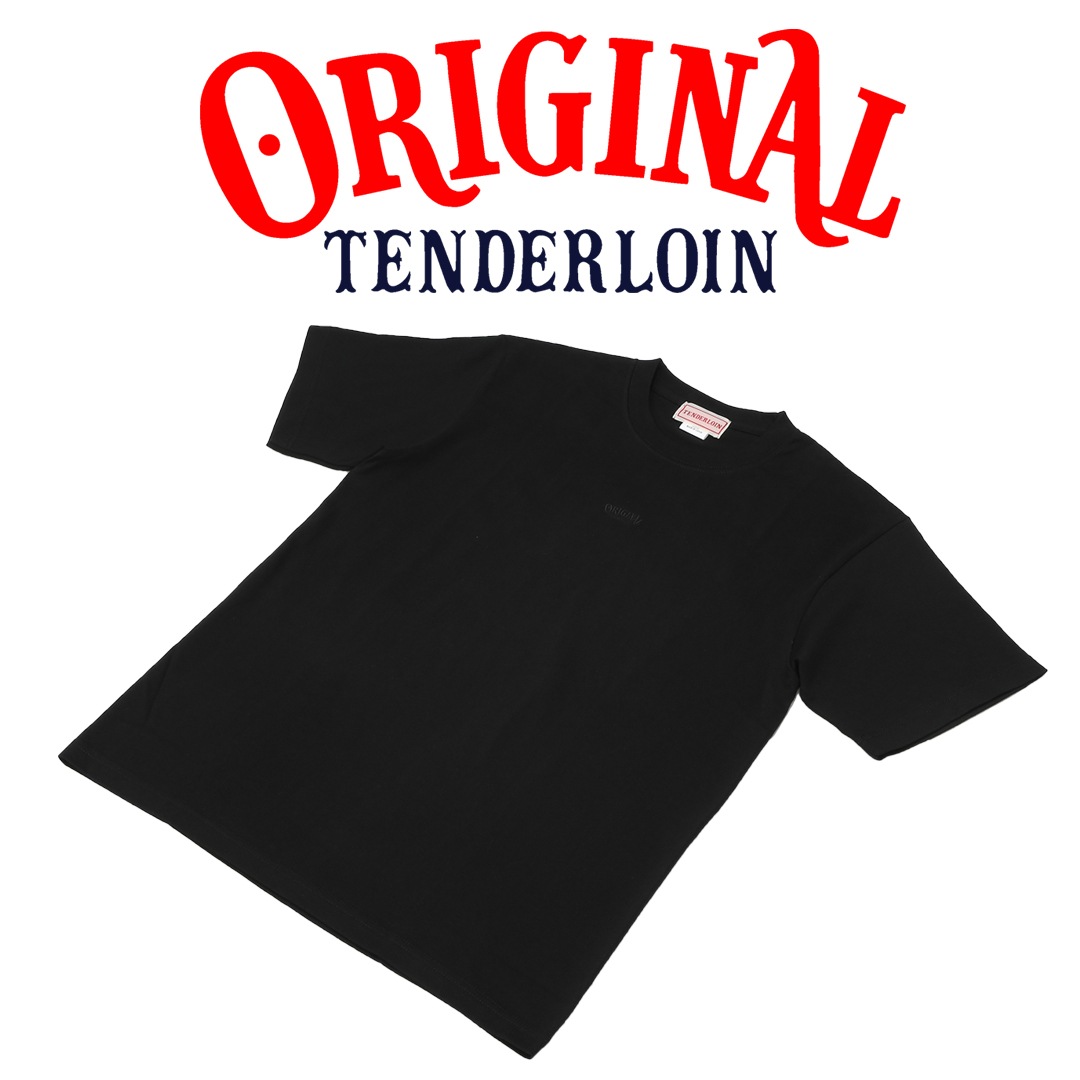 テンダーロインtenderloin Tシャツ2枚セット XL EMBROIDERY T-SHIRTS 6.2oz PREMIUM COTTON 100% BLACK | T
